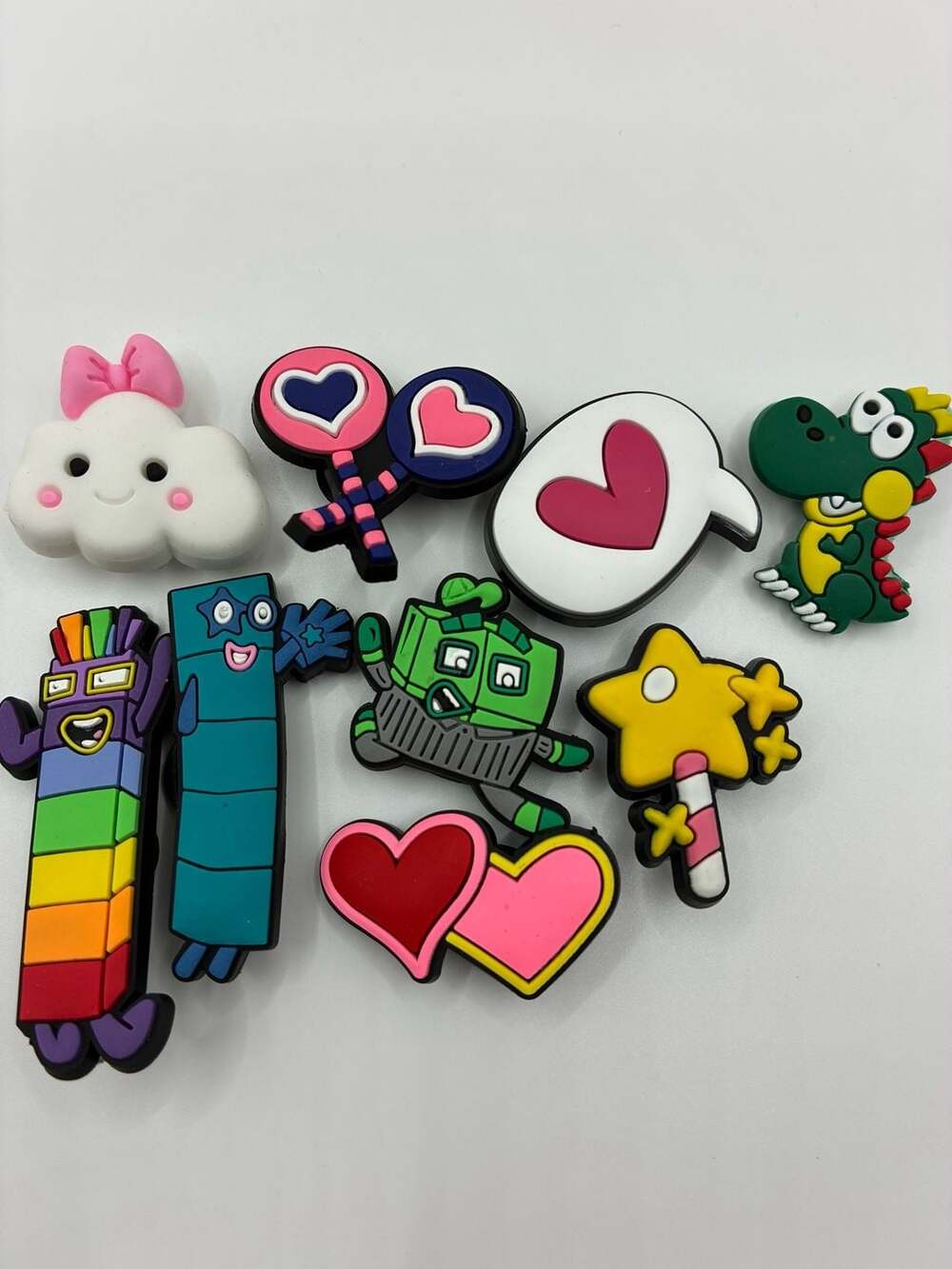 Numberblocks PVC Shoe Charms Set Cartoon PVC Accessories